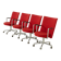 Erik Jørgensen “Partner” chairs by J. Foersom & P. Hiort-Lorenzen, set of 4, Denmark, 1970s