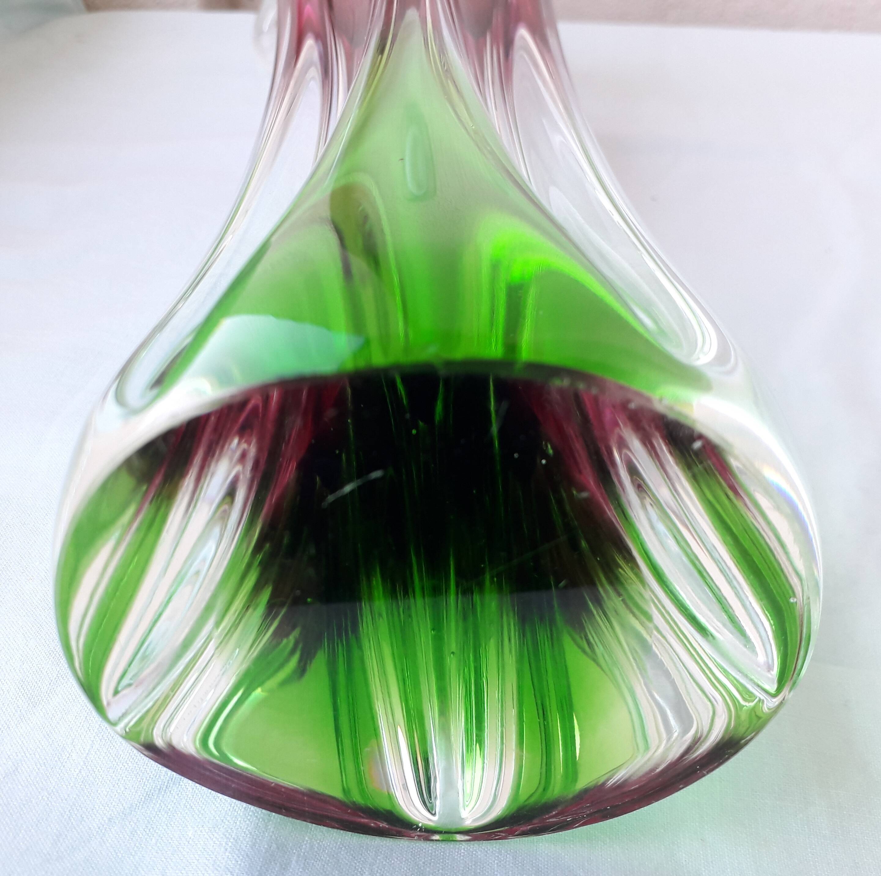 Vase en cristal Joseph Hospodka
