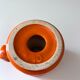 Mid Century Candlestick, Steuler Ceramic 74-10 orange