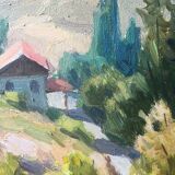 Painting - A. Chadoura Marine Balaklava Crimea Ukraine The Cembalo Fortress