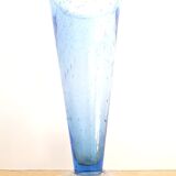 Biot bubble glass vase