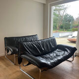 set of two Borkum 2-seater sofas by Johan Bertil Hästström for IKEA