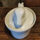 White ceramic rabbit terrine