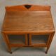Art Deco Amsterdam School Tea or Display Cabinet in solid oak, Netherlands