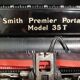 Smith first portable model 35 black typewriter usa 1937