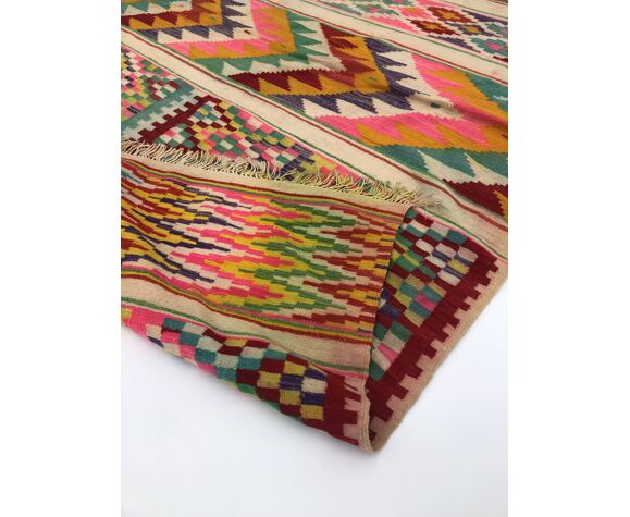 Xl Handmade Vintage Boho North African, North African Tribal Rugs
