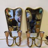 Sconces attributed ti Pietro Chiesa for Fontana Arte, 1930s, Set of 2