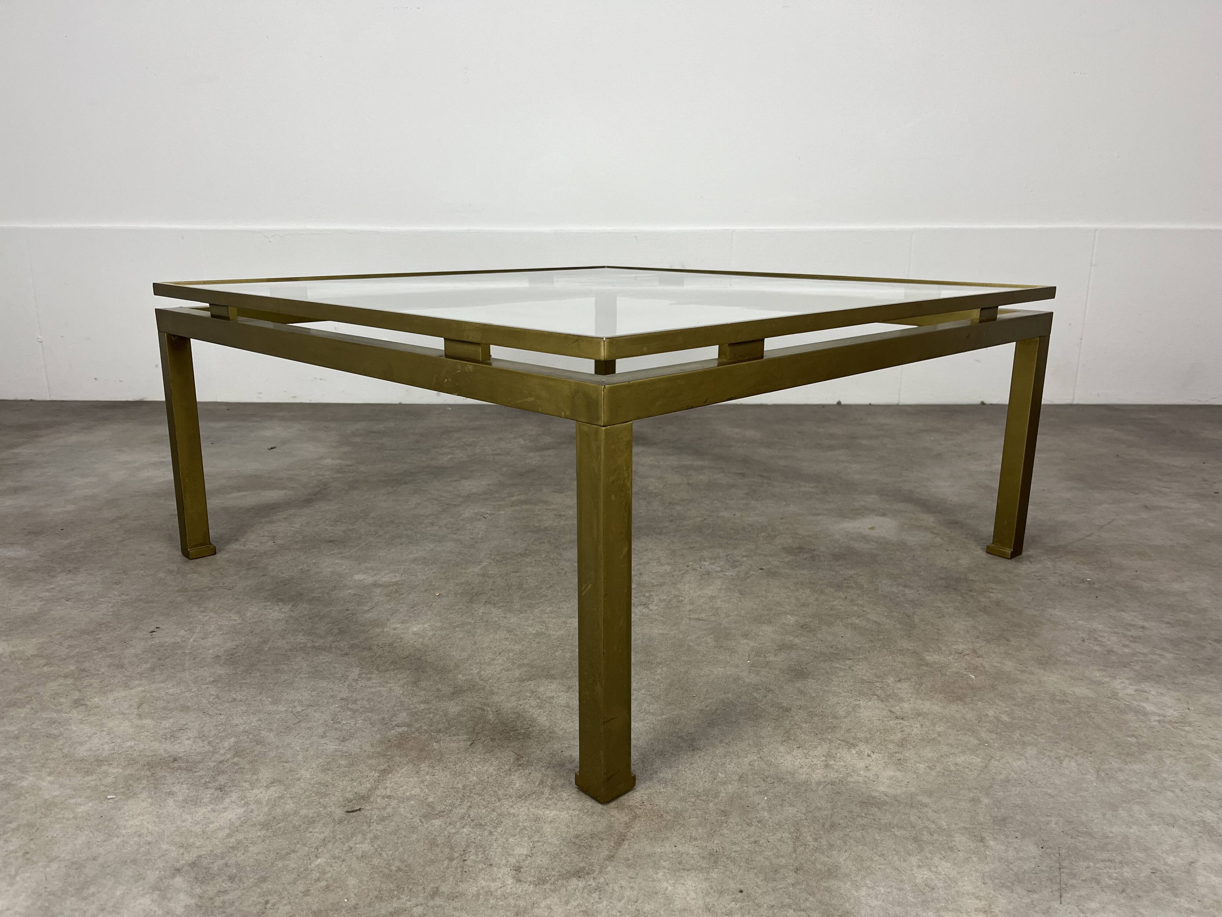 Table basse Guy Lefèvre pour Maison Jansen 1970