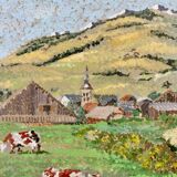 Oil painting of a mountain landscape – Didier TERME (1952)