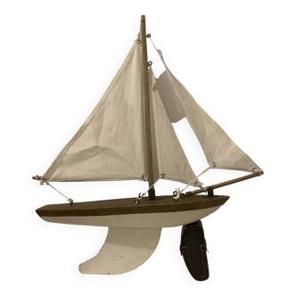 Vintage sailboat model