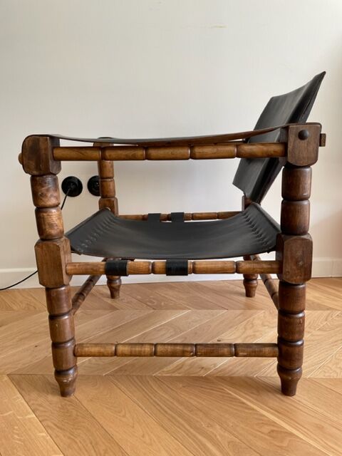 Vintage armchair safari 1960