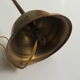 Scandinavian 3-arm chandelier, teak, brass and 1960 glass