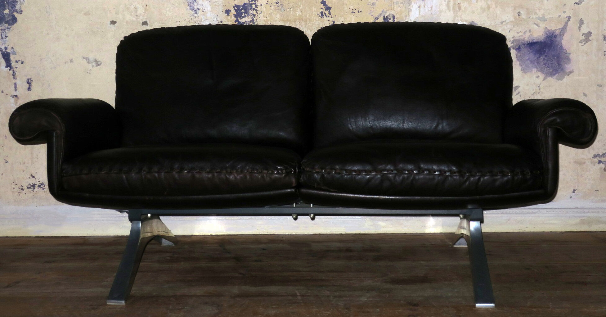 De Sede DS 31 sofa dark brown leather, Switzerland 1970s