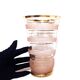Pink granite glass vase - 1950s