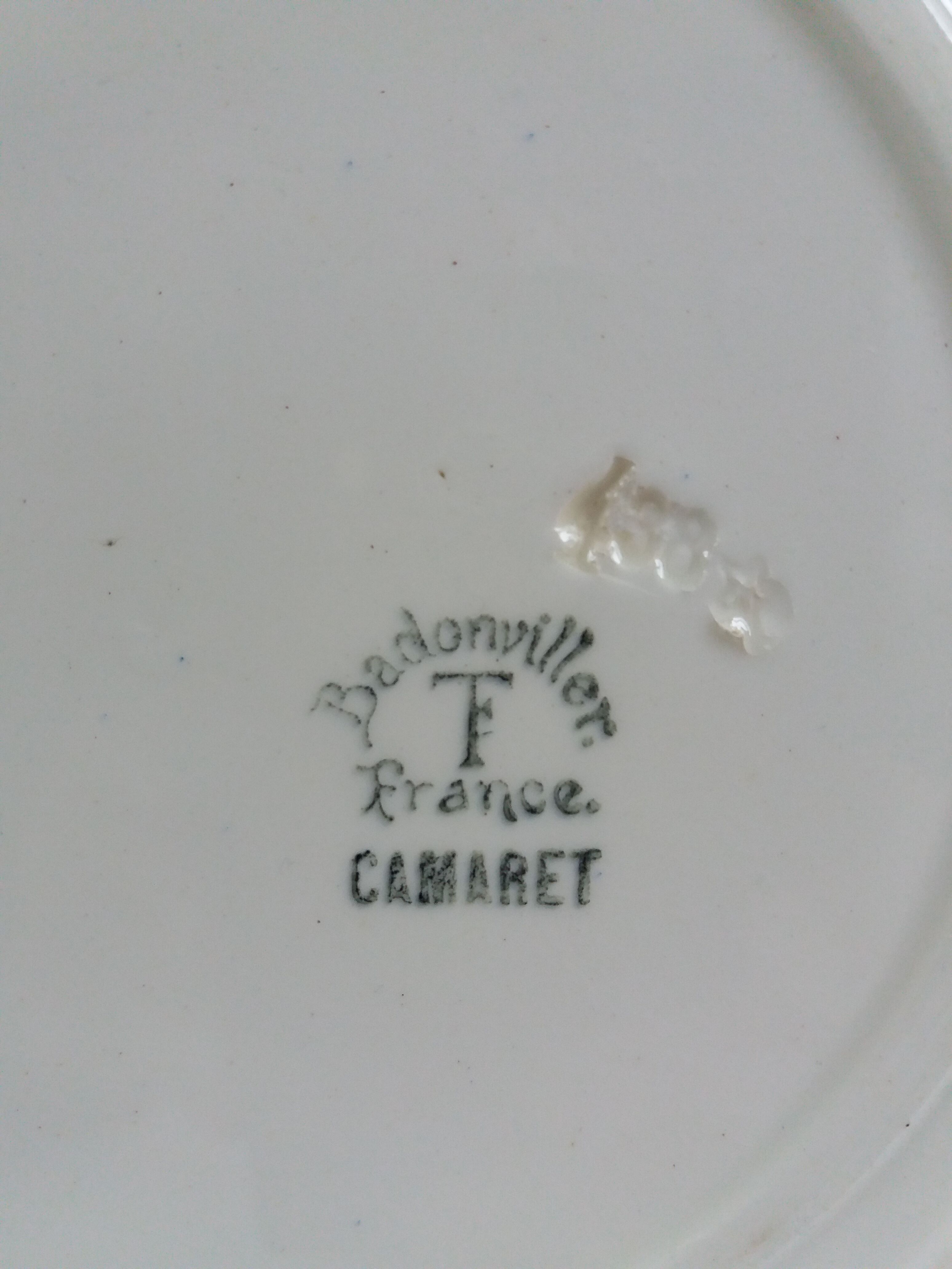 6 Art Deco flat plates