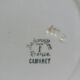 6 Art Deco flat plates