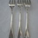 Fish service and its 6 silver-plated metal cutlery in the crossed ribbons model.