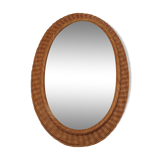 Wicker mirror