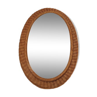 Wicker mirror