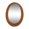 Wicker mirror