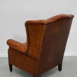 Vintage Dutch Cognac Colored Leather Vintage Dutch Cognac Colored Leather Club ChairClub Chair