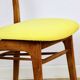Hałas vintage chair yellow vintage - set of 4