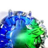 Cobalt blue Murano ashtray 1970