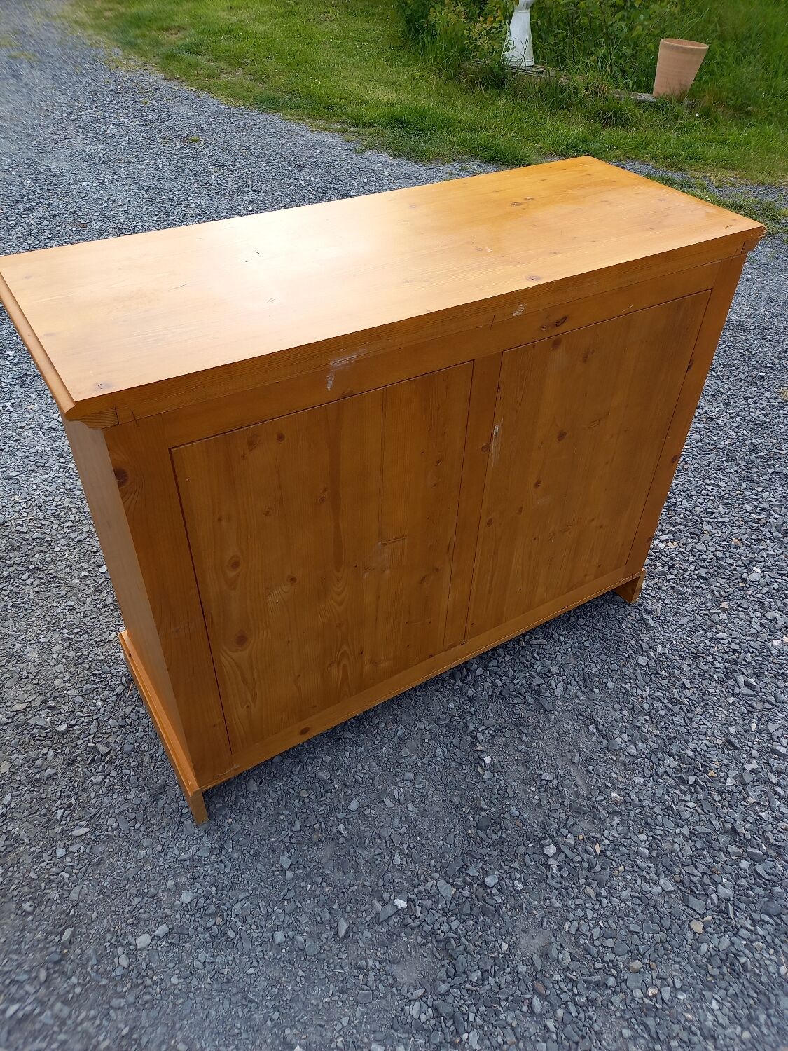 Vintage fir sideboard