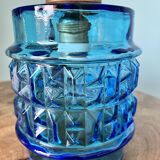 Mid century lamp / Danish lamp shade / 1960's / art deco lamp