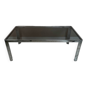 Table basse chromée