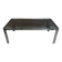Table basse chromée et verre fumé années 70