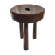 Painted wooden tripod stool