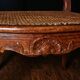 🪑 Pair of Louis XV caned armchairs in carved solid wood