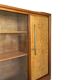 Striking Art Deco birch wood sideboard