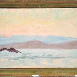 Gaston Simoës de Fonseca: 4 oils on wood (landscapes in Greece)
