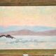 Gaston Simoës de Fonseca: 4 oils on wood (landscapes in Greece)