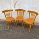 Trio chaises bistrot luterma