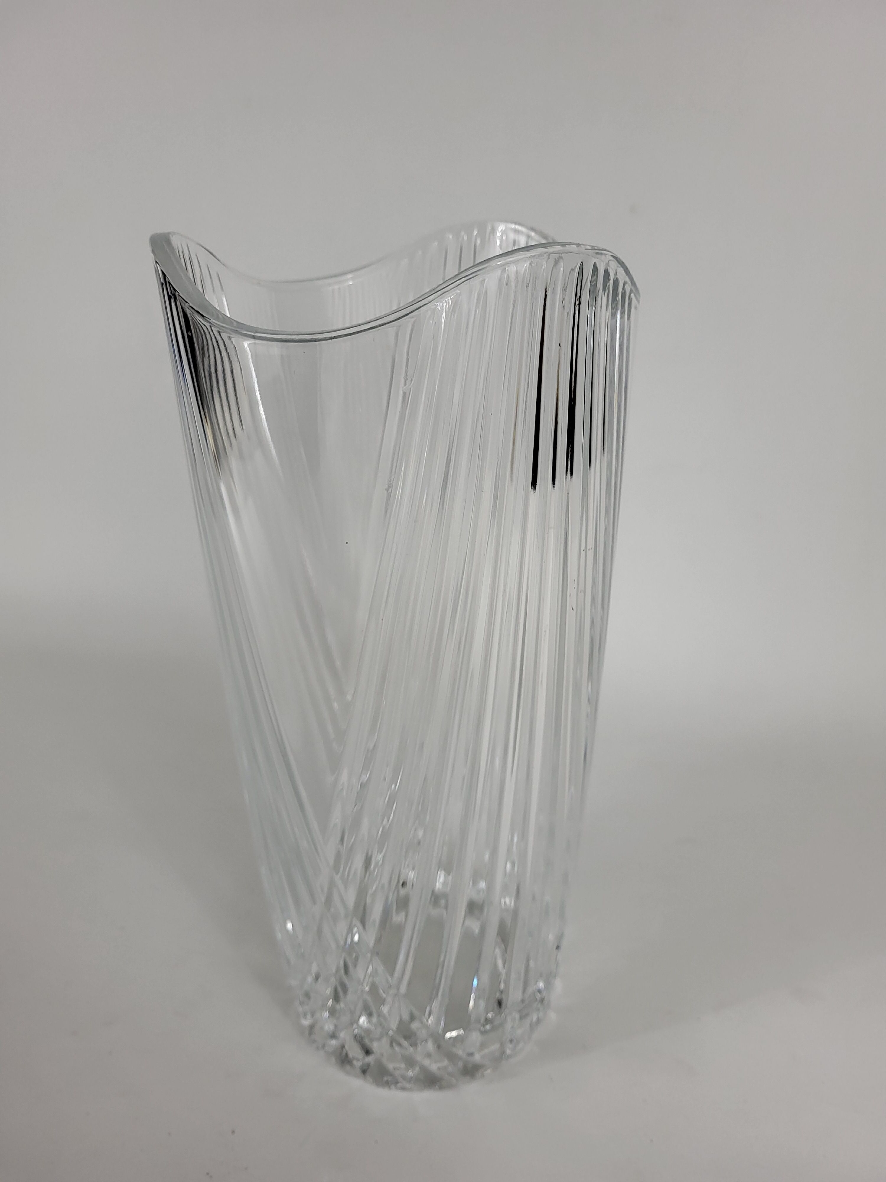 Art Deco crystal vase