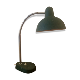 Articulated lamp, green granita metal, 1960