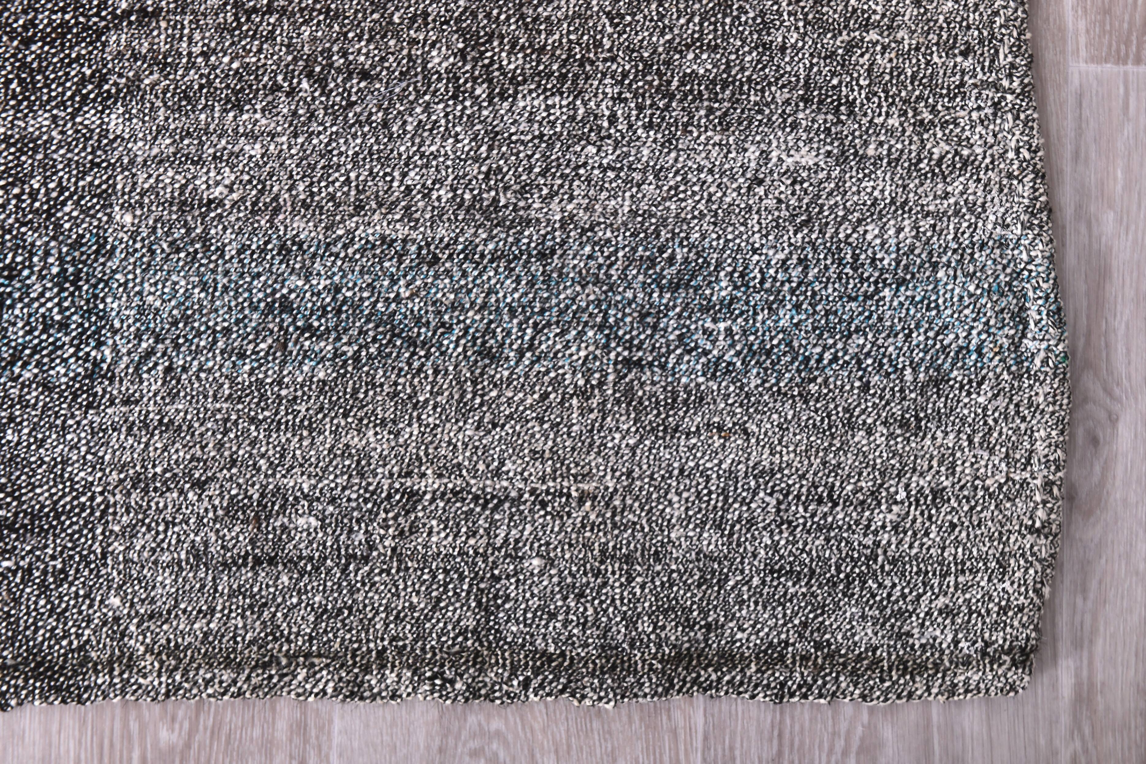 Gray Black Turkish Kilim Rug 159x247Cm SK 240591