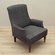 Grey armchair, Italian design, 1970s, production: Italy