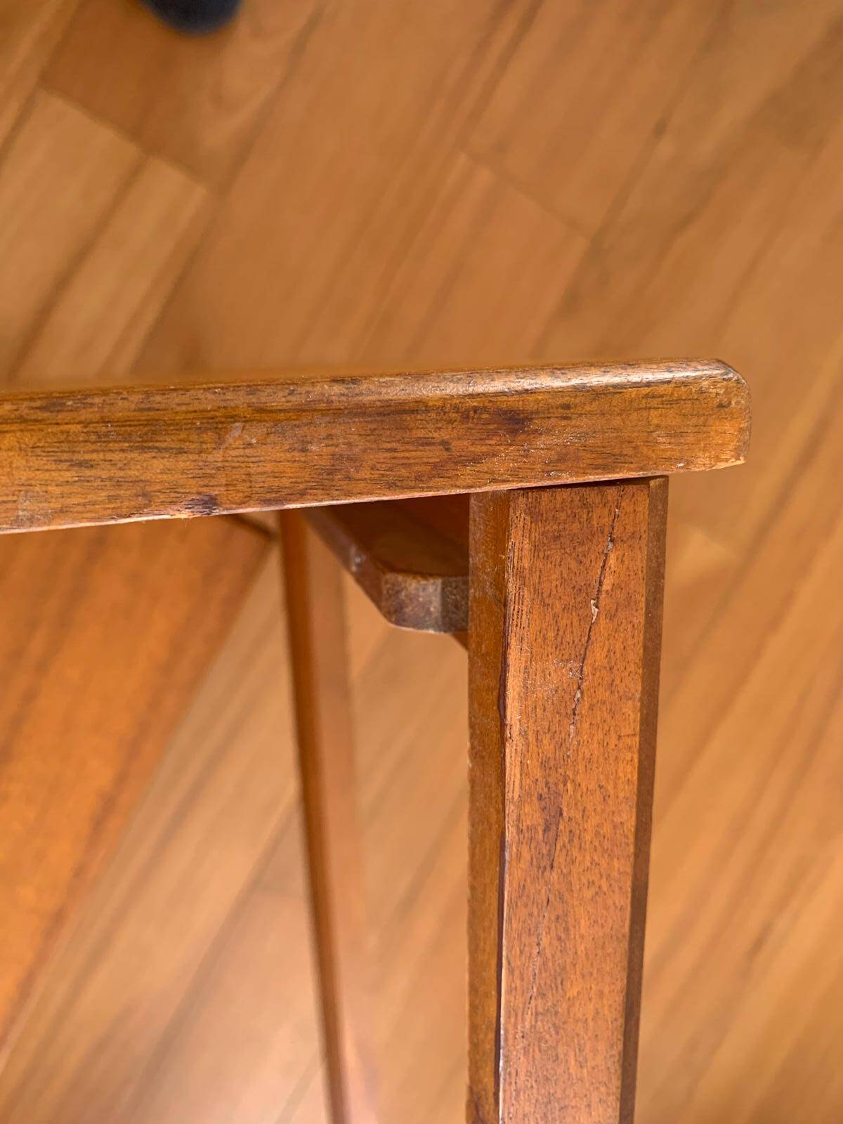 3 tables gigognes en teck massif design McIntosh, années 60