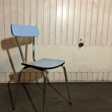 Lot chairs + blue formica stool