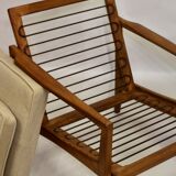 Pair of 60s Scandinavian style armchairs