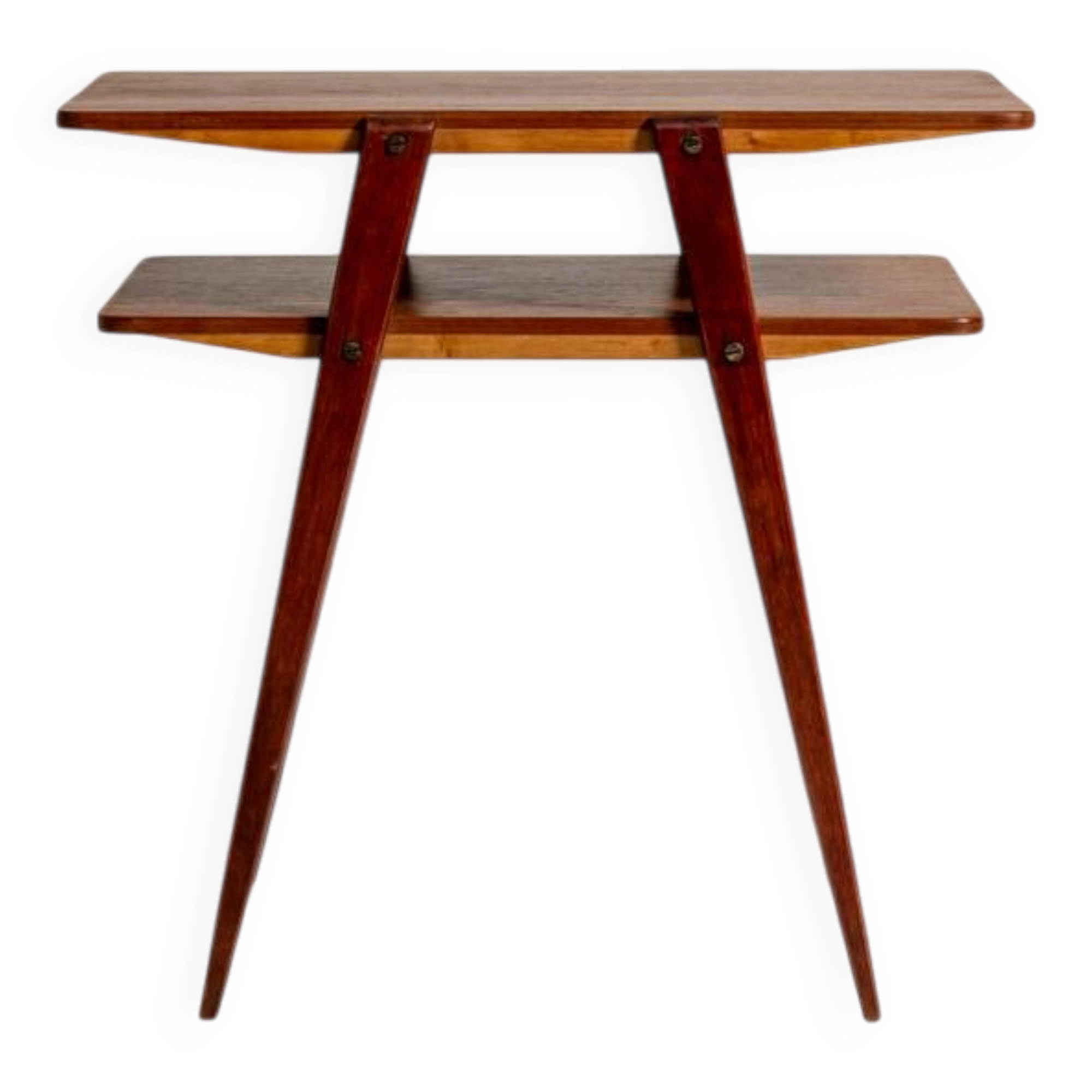 Swedish teak and mahogany side table, 1950s