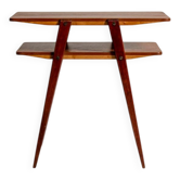 Swedish teak and mahogany side table, 1950s