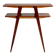Swedish teak and mahogany side table, 1950s