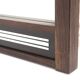 Scandinavian rosewood mirror "exellens", Fröseke, Sweden, 1960 - 126x100cm