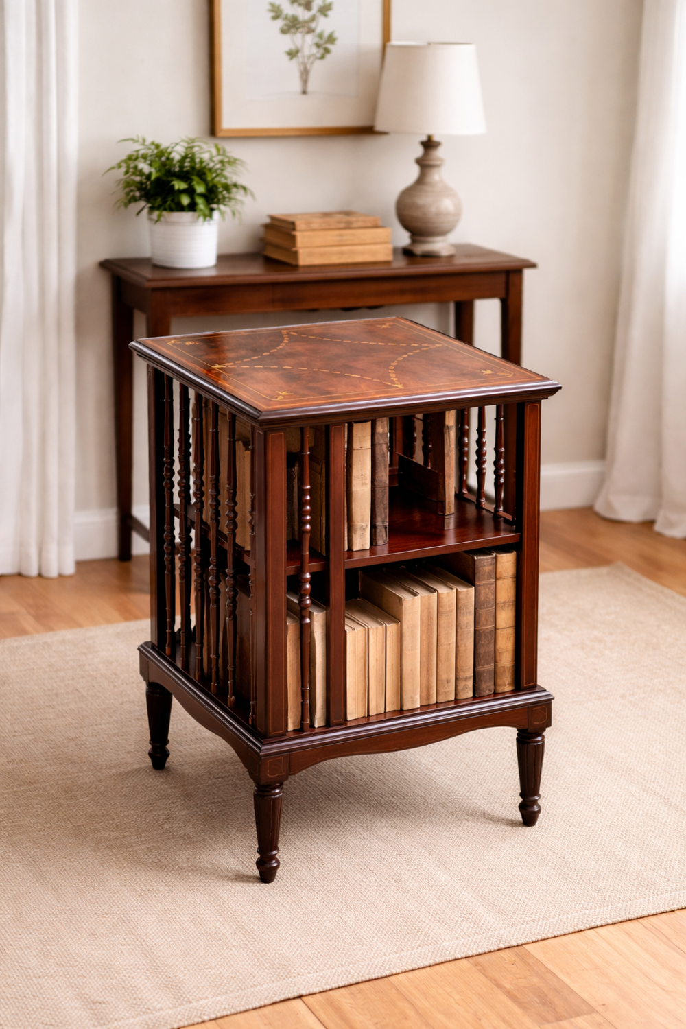 Bibus furniture with an adjustable shelf – vintage library furniture