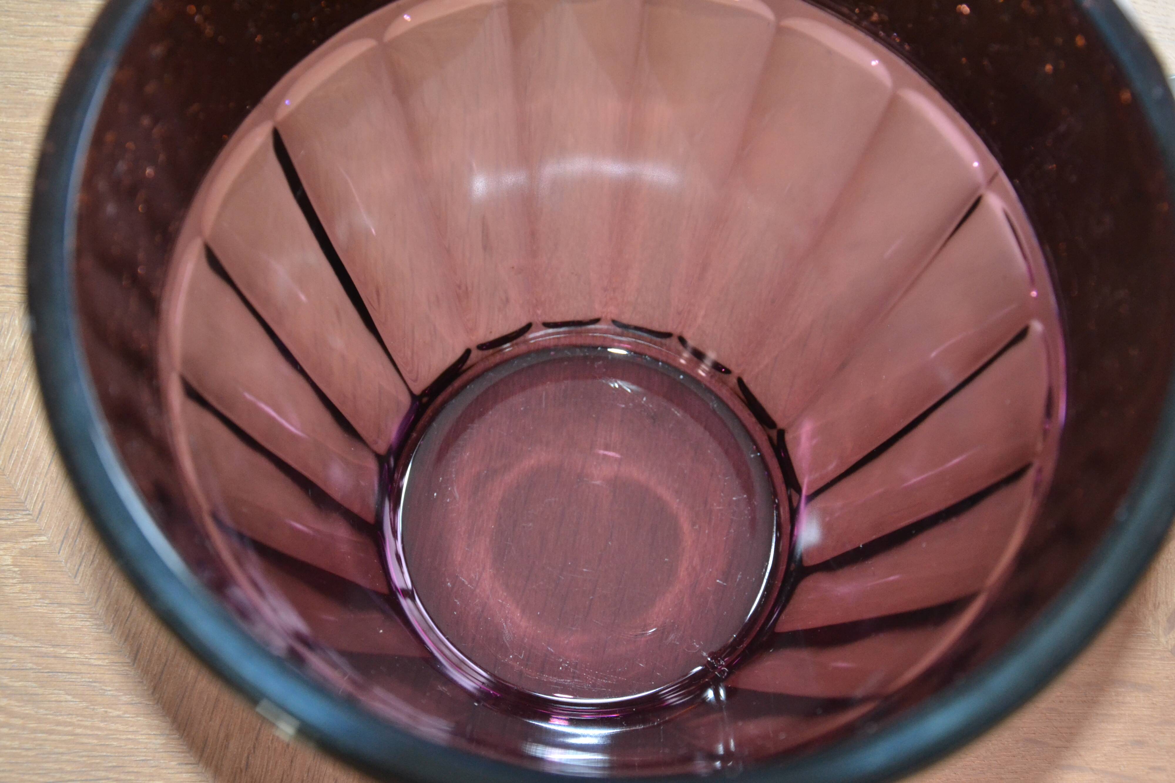 Large ornamental punch bowl/Art Deco pot Amethyst August Walther